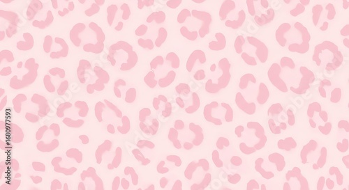 Wallpaper Mural Delicate pink leopard print background with soft, blurred spots, creating a seamless pattern. Torontodigital.ca