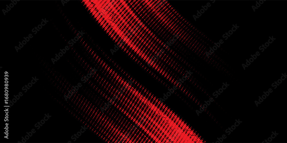 Obraz premium red black brush wrap car sticker pattern abstract banner sporty lines red black color combination grunge brush pattern racing motorcycle design, Eps 10.