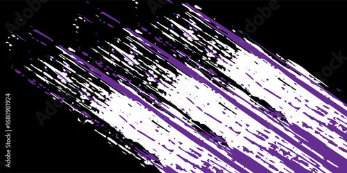 car sticker pattern black purple brush wrap abstract banner sporty lines purple black color combination grunge brush pattern design.