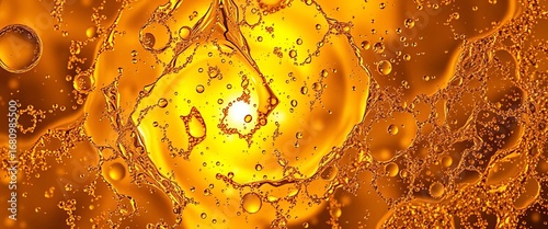 Shimmering, translucent veil of golden oil, abstract texture suggesting antioxidant protection,  tocopherol,  abstract