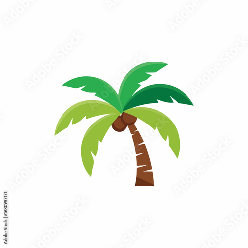 palm tree logo vector illustration