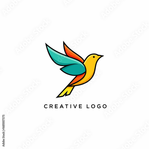 Professional bird logo concept designed for modern businesses and digital platforms.
