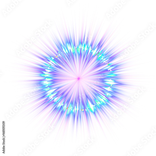 abstract background with colorful rays
