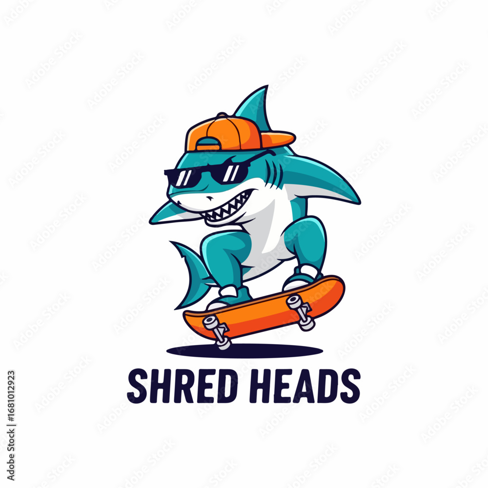 Fototapeta premium Shark logo