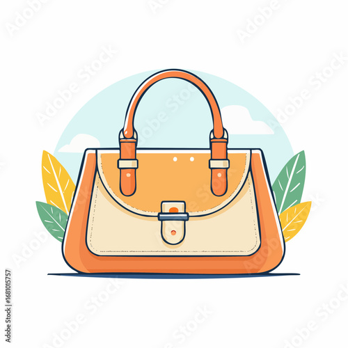 Handtasche – Vektor-Illustration