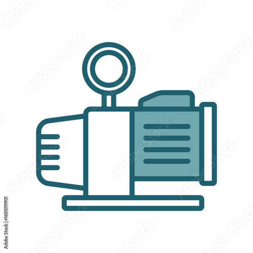 vacuum pump icon vector design template simple and clean