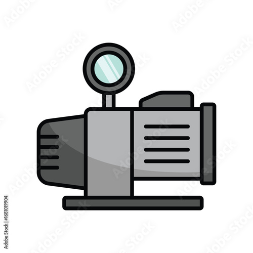 vacuum pump icon vector design template simple and clean