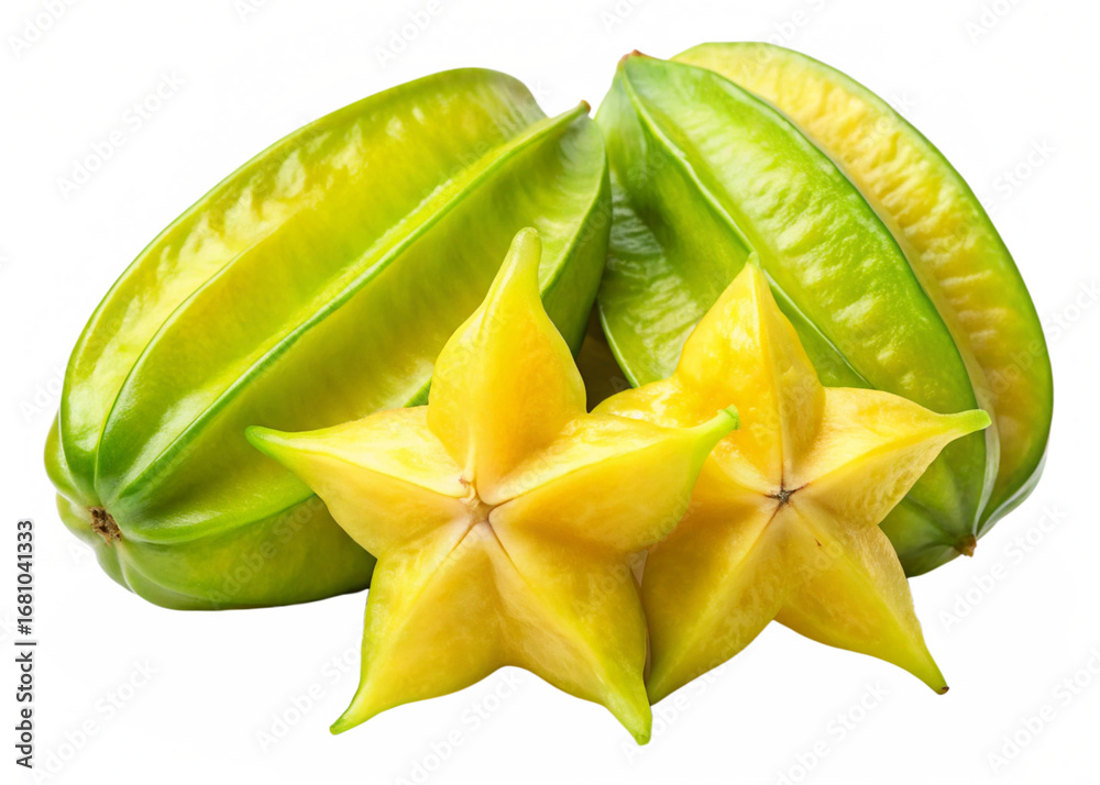 Fototapeta premium Carambola isolated on white background