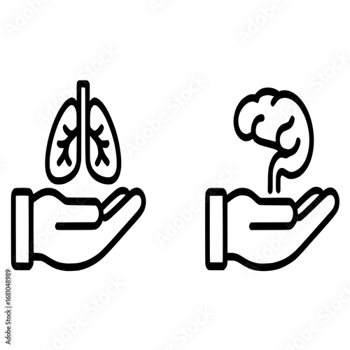 vital organs - brain and lungs- and their care