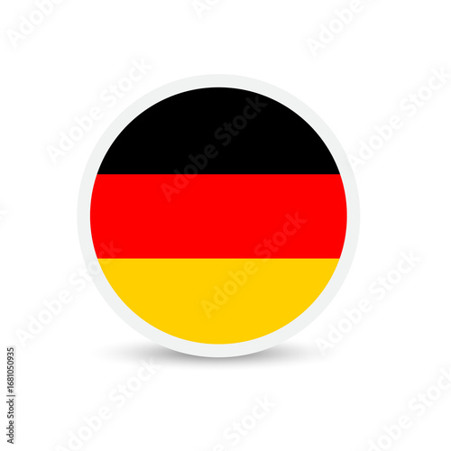 Round flag germany circle vector symbol template Free Download Round flag germany circle vector symbol template - GFXLoad