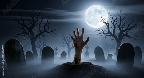 spooky halloween night
