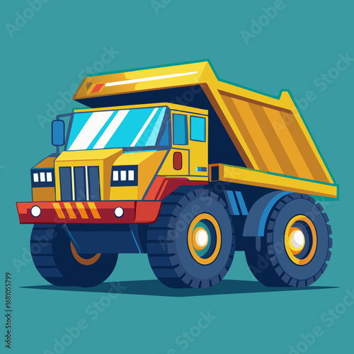 vector illustration of a truck