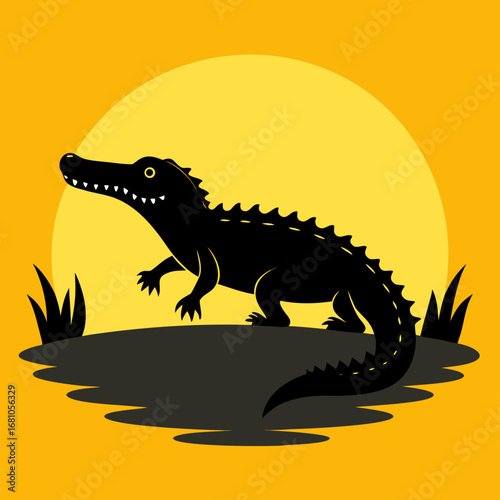 vector illustration of a dragon
