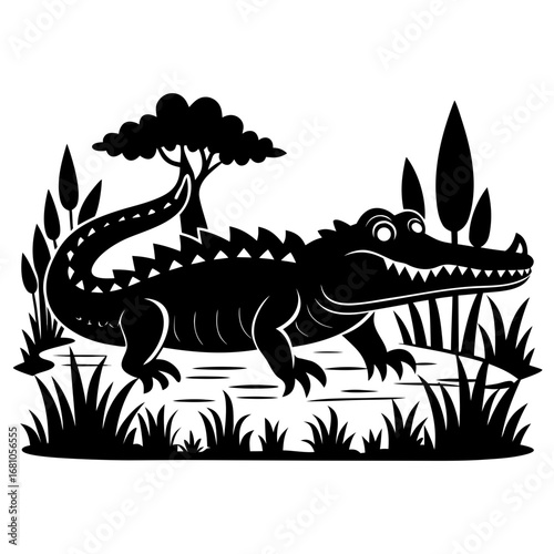 vector illustration of a dragon