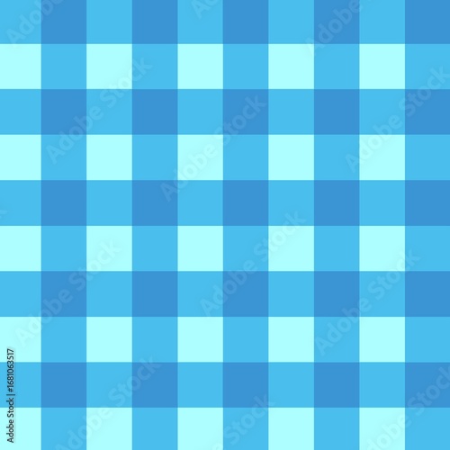 Seamless blue plaid pattern with classic gingham checkered design. Perfect for digital papers, textile design, scrapbook background, wrapping paper, fabric print, and home decor projects. 