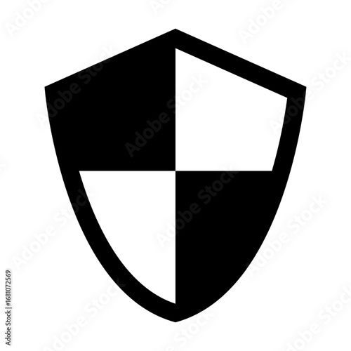 セキュリティと防御のシンボル Shieldアイコン（ベクター・UIデザイン向け）