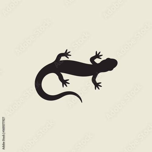 vector illustration of a lizard