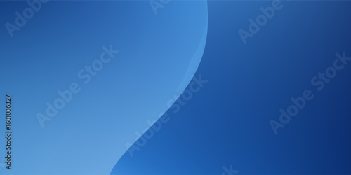Abstract dark blue gradient background. Dark scene with curved waves of smoke or fog reflecting soft light, Black drop cool feeling of cold and cool underwater water.