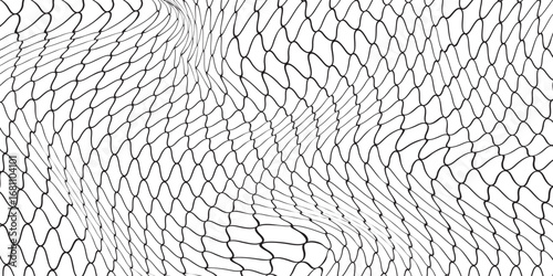 Mesh texture for fishing nets. Grunge pattern for sportswear or soccer goal, volleyball net, basketball hoop, hockey, athletics. Mesh background