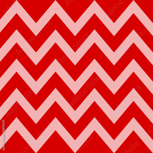 red chevron pattern