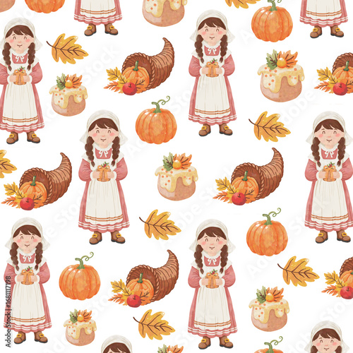halloween seamless pattern