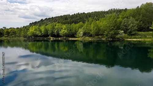 Serene Lake Reflection: A Tranquil Nature Scene