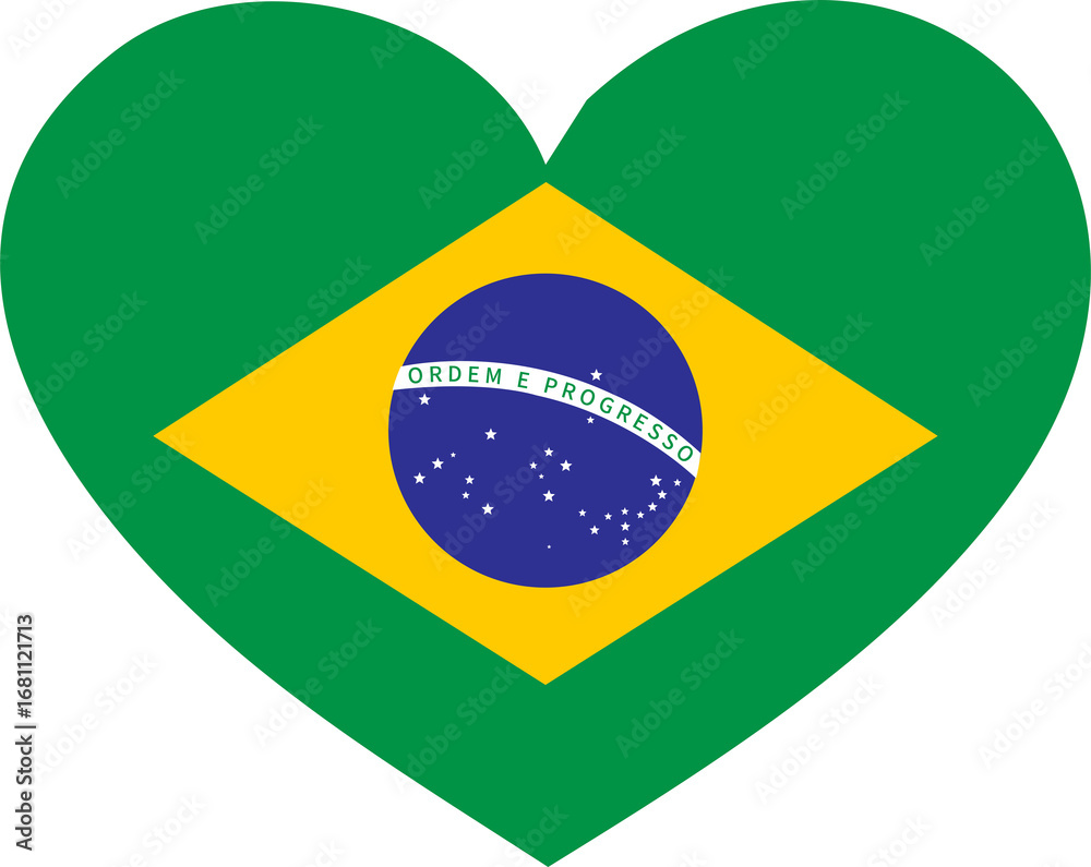 Fototapeta premium South American country Brazil flag green