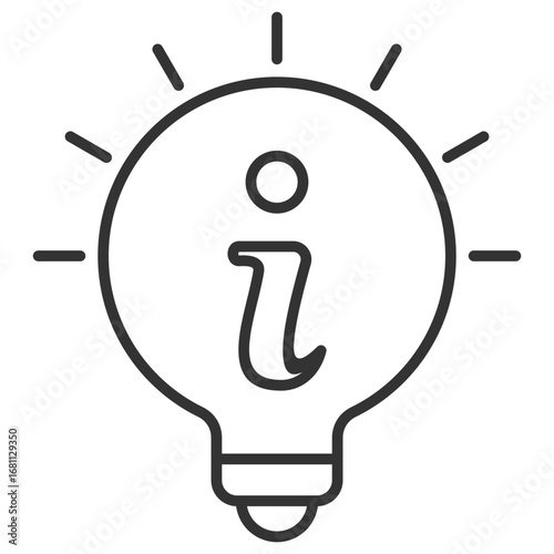 Hint Outline Icon