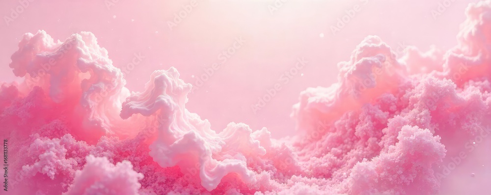 Fototapeta premium A dreamy, pastel pink background perfect for beauty product displays, cosmetic ads, or feminine branding Soft, ethereal texture adds a touch of elegance , rose, pale