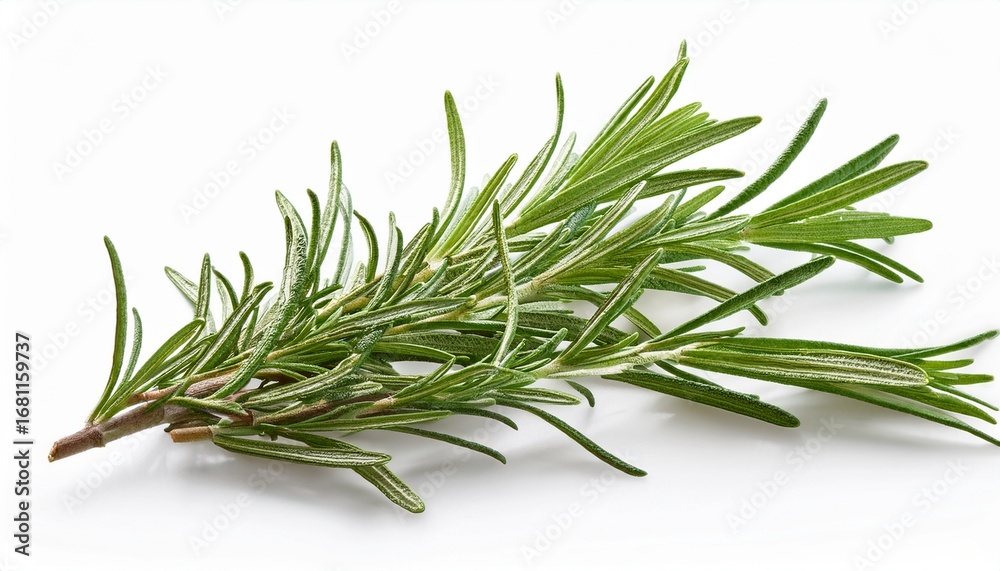Fototapeta premium high quality rosemary sprig on white background isolated