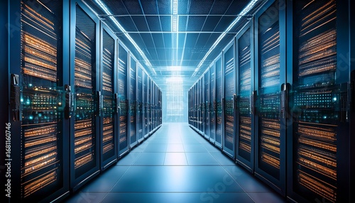inside the data center rows of powerful servers driving the digital world and cloud computing revolution