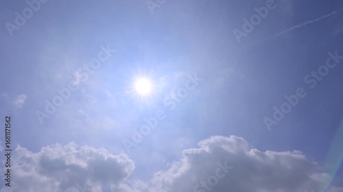 雲がゆっくり動く青空〜Blue sky with slowly moving clouds〜