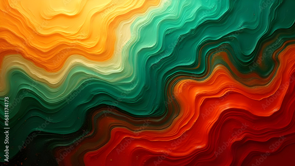 Fototapeta premium Molten Trinity Swirl