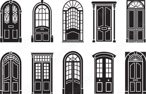 Double Door silhouette set