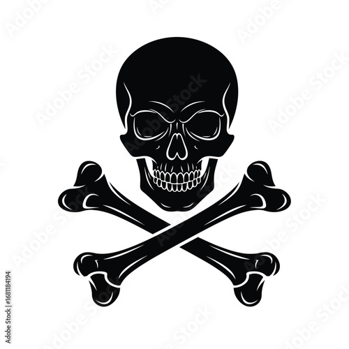 Skull and crossbones as a danger symbol