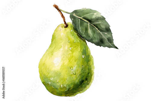 pear on a white background