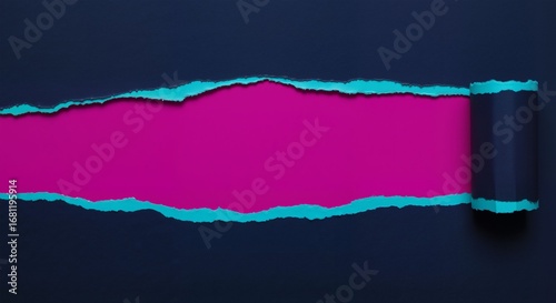 Electric Rift Background with Glowing Blue and Magenta Plasma Tear, Sci-Fi Style, Dynamic Light Concept, Template for YouTube Thumbnails, Gaming Videos, or Futuristic Projects