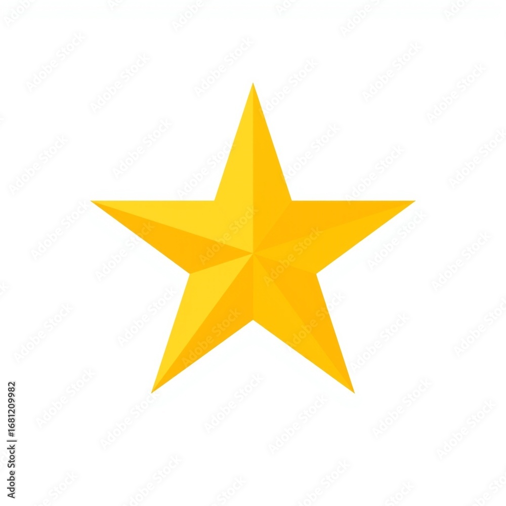Obraz premium golden star icon