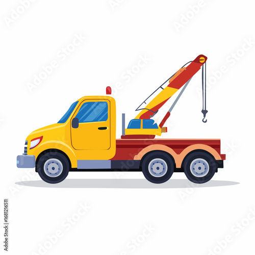 Cartoon Tow Truck Illustration