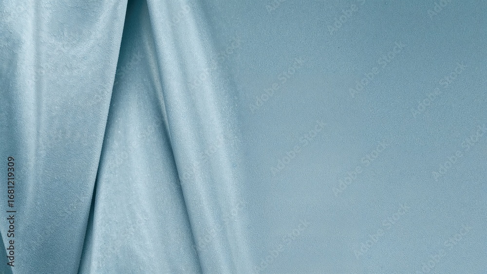Fototapeta premium Texture of soft blue velvet fabric