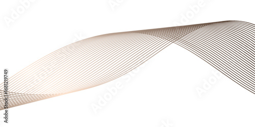 Abstract artistic gradient swirl with futuristic minimal design