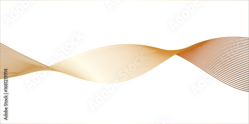 Abstract decorative swirl artwork with smooth depth illusion