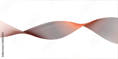 Abstract dimensional spiral background with futuristic elegance