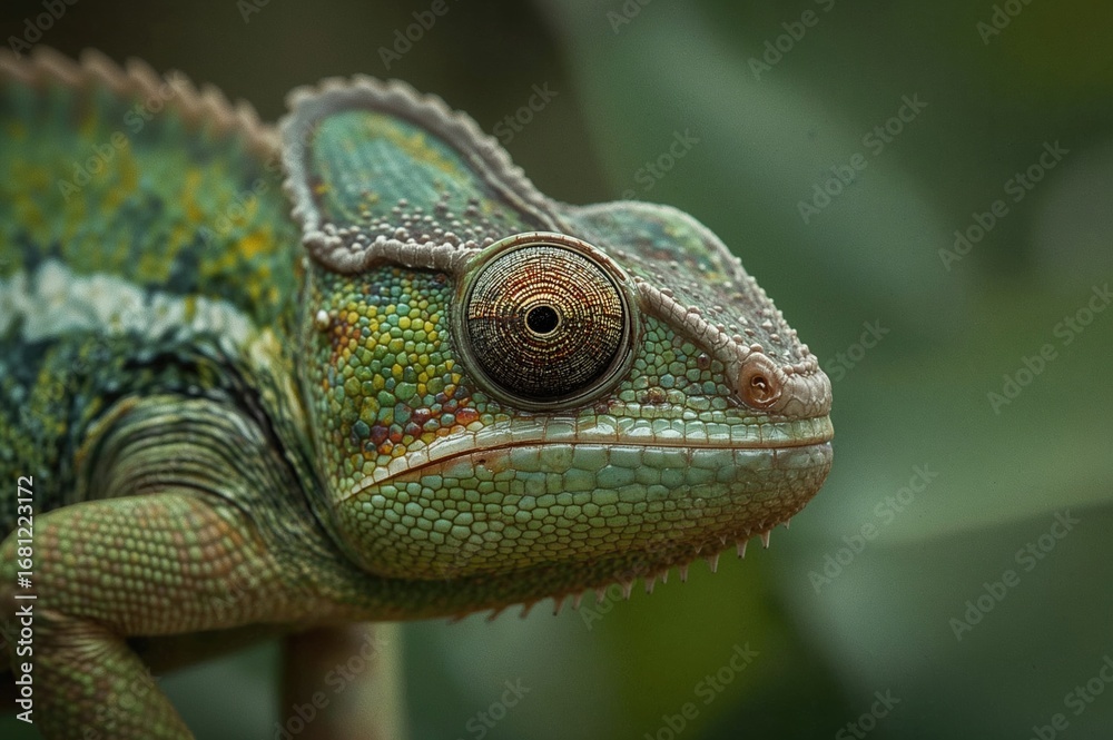 Fototapeta premium The leader of the chameleon species
