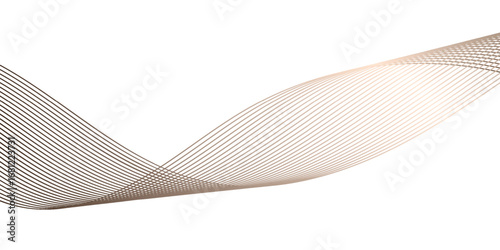 Abstract depth swirl design with smooth modern fluid flow