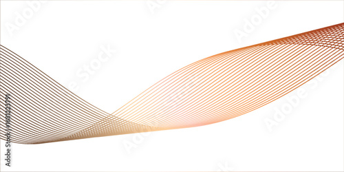 Abstract depth swirl design with smooth modern fluid flow