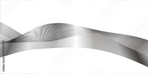 Abstract digital spiral artwork with elegant modern illusion