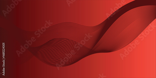 Smooth abstract digital structure with futuristic wave motion
