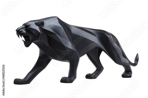 a lion nordic minimalist modern sculpture style