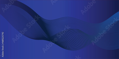 Elegant abstract wave form with flowing artistic texture design